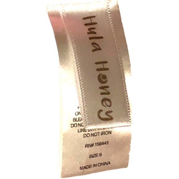 HULA HONEY Women's Orange Floral Cutout Rings Lined Convertible Swimsuit Top Sm - Picture 9 of 9